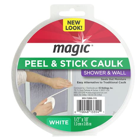 Magic peel and stock caulk